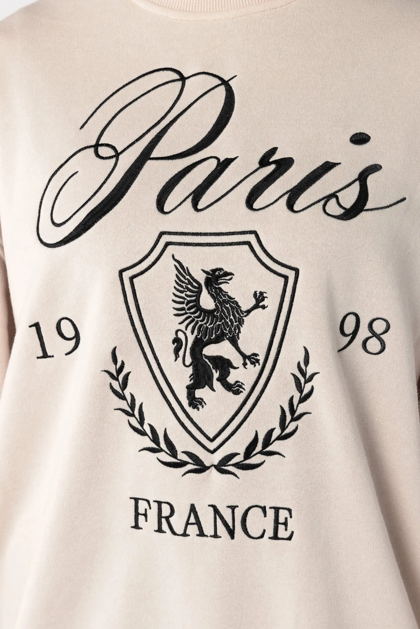 Fleece Crewneck Sweatshirt with Paris Graphic sold by Eclipse product image thumbnail 3