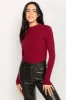 Diagonal Ribbed Mock-Neck Sweater sold by Eclipse