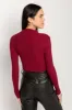 Diagonal Ribbed Mock-Neck Sweater sold by Eclipse