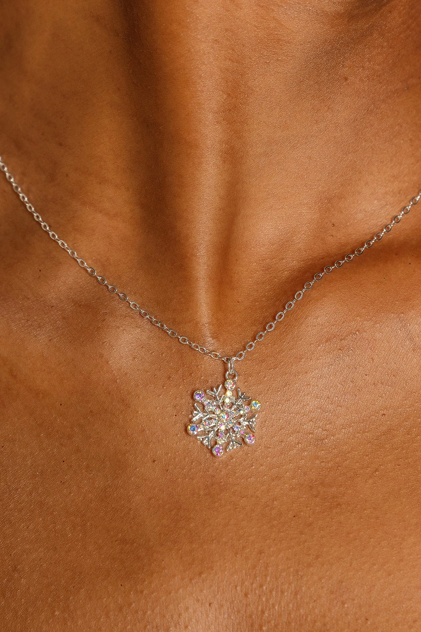 Sparkly Snowflake Necklace sold by Eclipse product image thumbnail 2