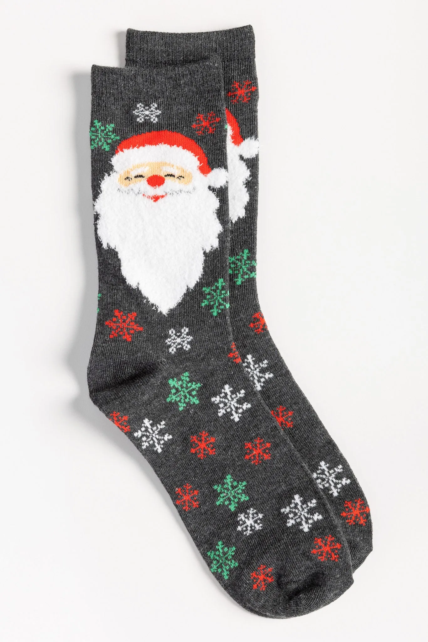 Fuzzy Santa Socks sold by Eclipse