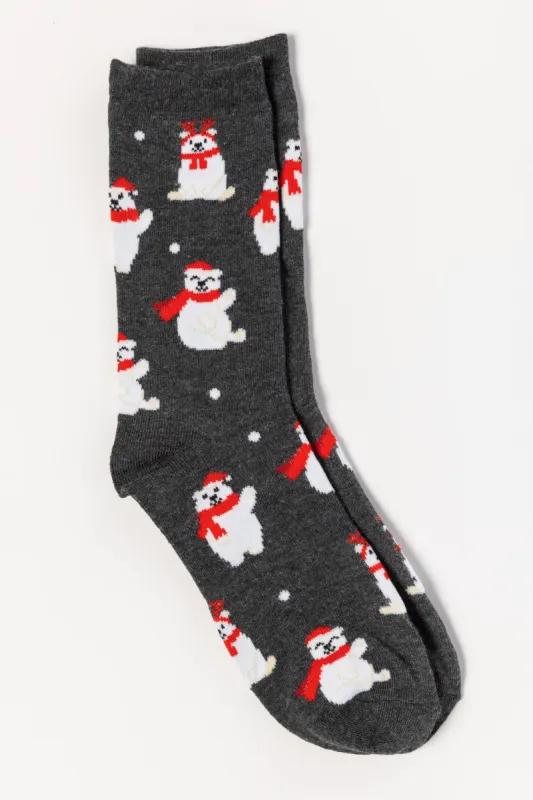 Holiday Polar Bear Socks sold by Eclipse