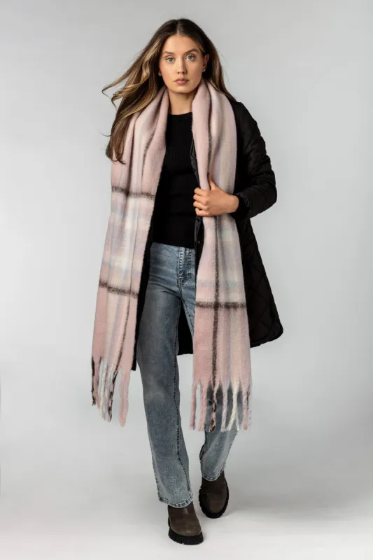 Plaid Oblong Scarf sold by Eclipse