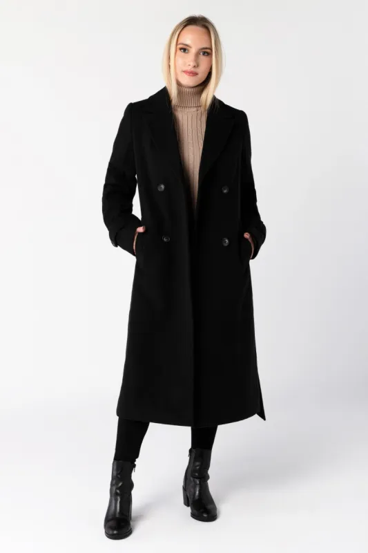 Double-Breasted Coat with Tie Belt sold by Eclipse