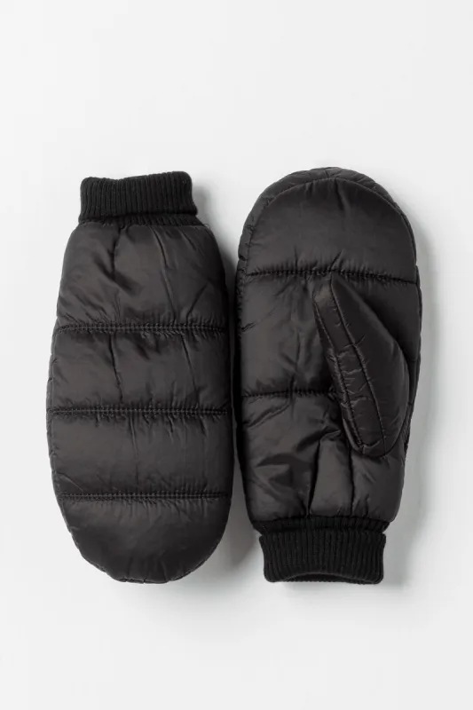 Puffer Mitt with Fur Lining and Knit Cuff sold by Eclipse