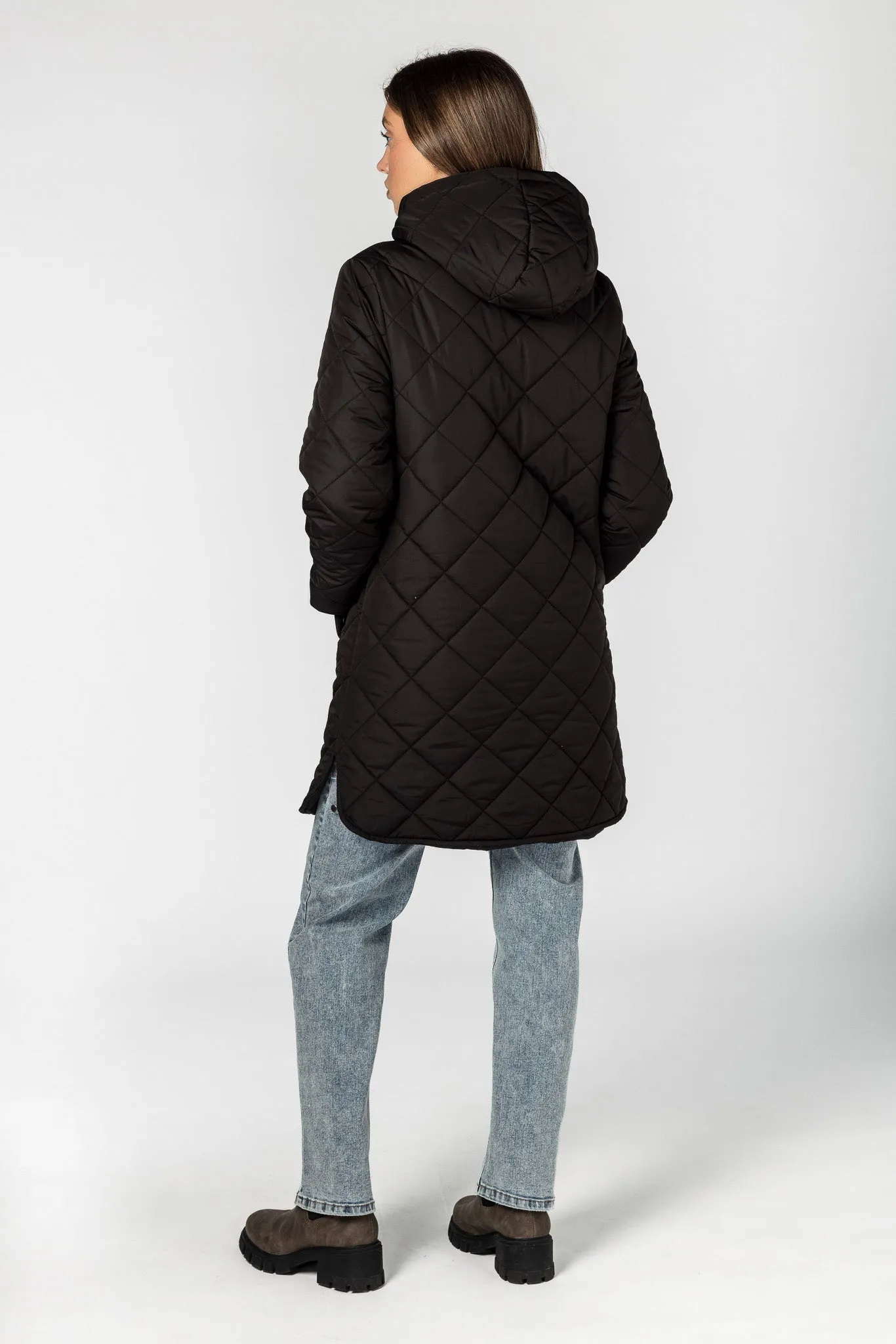 Quilted Puffer Jacket with Hood sold by Eclipse product image thumbnail 2