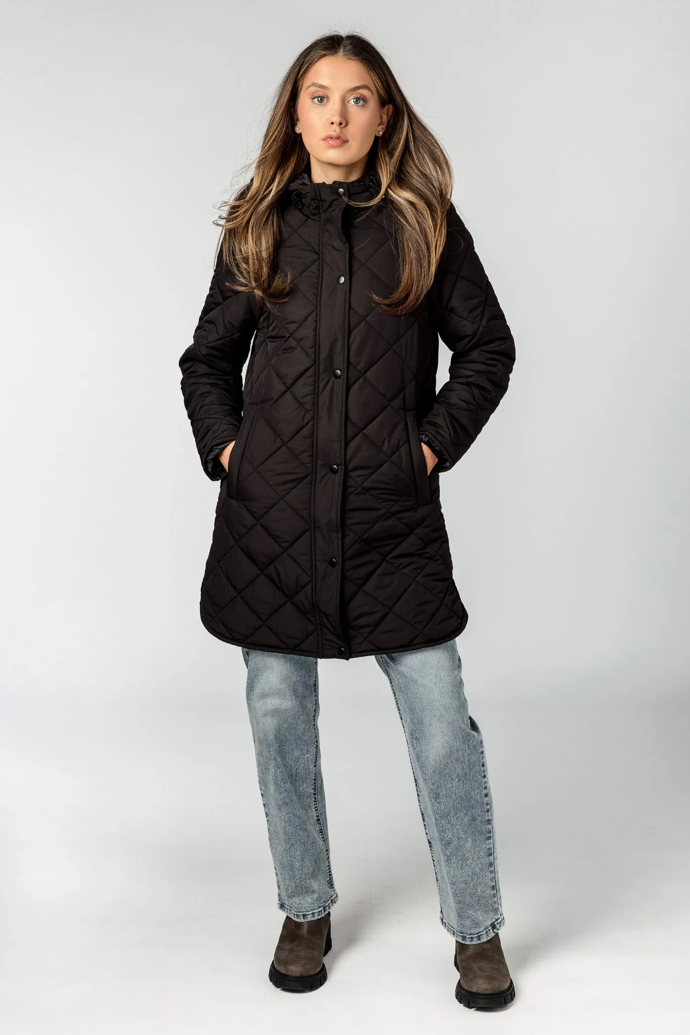 Quilted Puffer Jacket with Hood sold by Eclipse