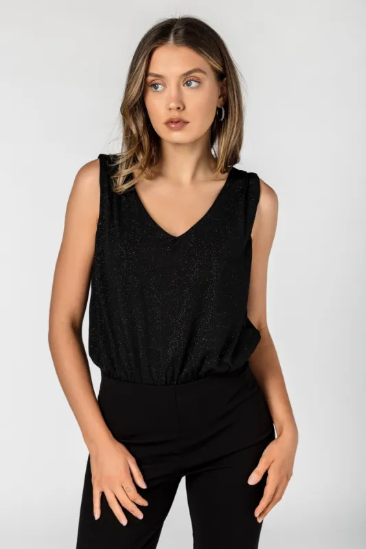 Glitter Blouson Bodysuit sold by Eclipse