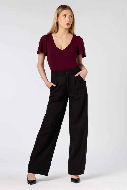 Woven Wide Leg Trouser made by Almost Famous