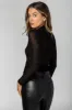 Diamond Rhinestone Mesh Mockneck Bodysuit sold by Eclipse