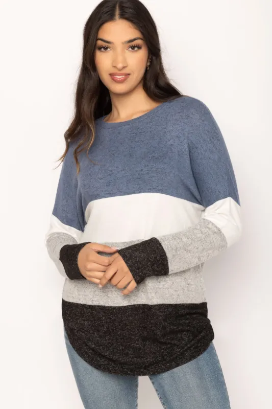 Supersoft Crewneck Colourblock Sweater sold by Eclipse