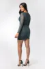 Glitter Mesh Ruched Bodycon Dress sold by Eclipse