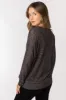 Metallic Space Dye Hacci Dolman Top sold by Eclipse