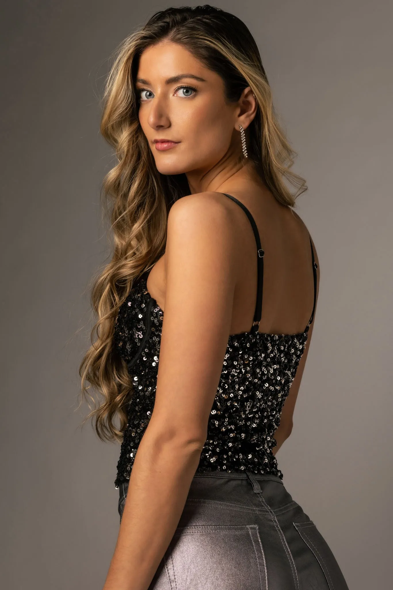 Sequin Corset Bustier sold by Eclipse product image thumbnail 2