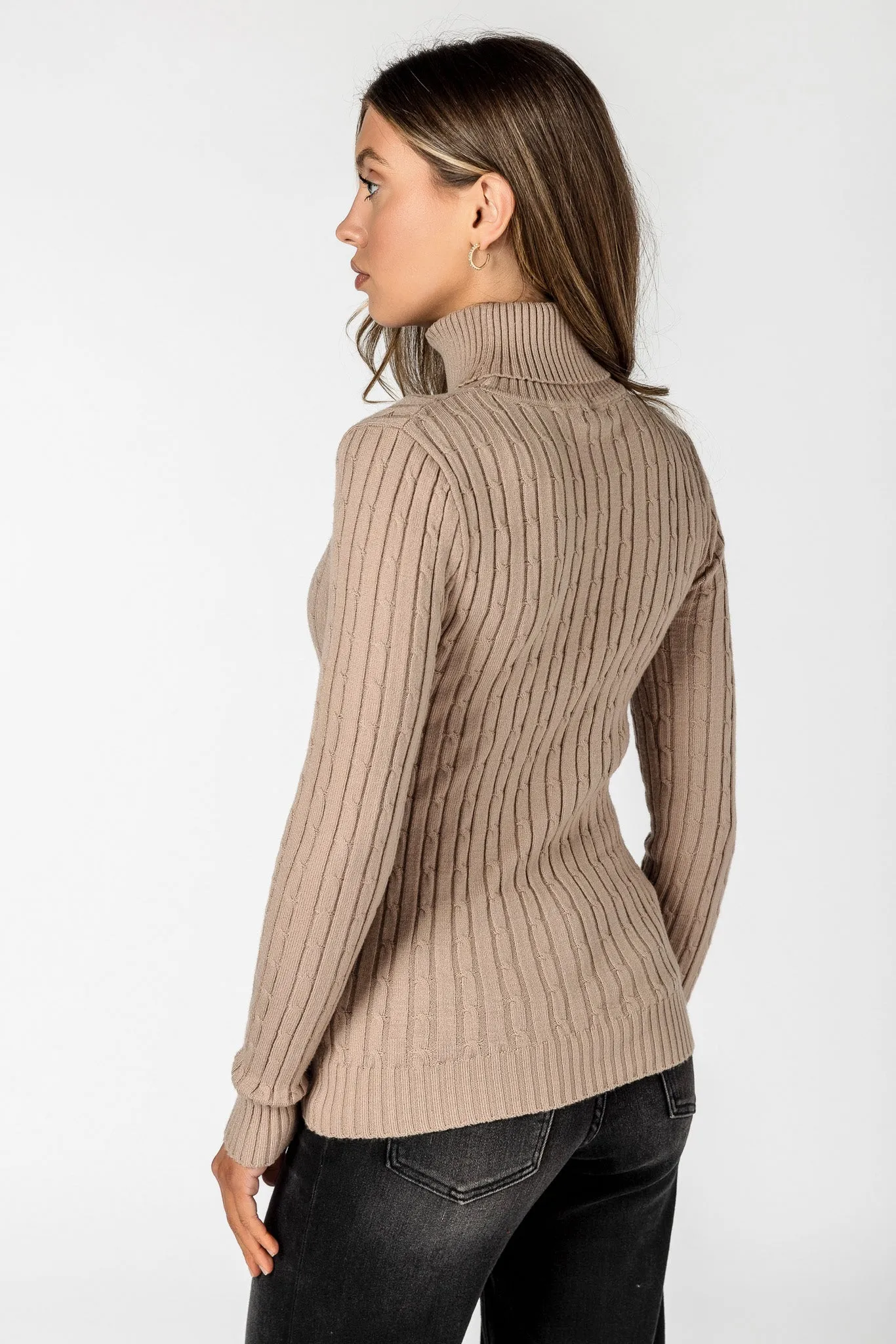 Mini-Cable Long Sleeve Turtleneck sold by Eclipse product image thumbnail 2
