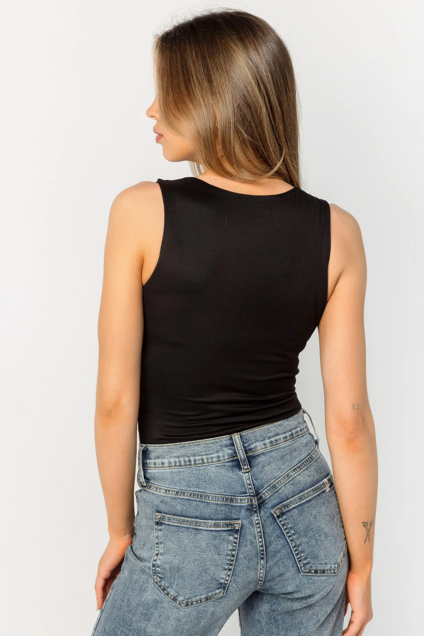 Sleeveless Double Layer Bodysuit sold by Eclipse product image thumbnail 2