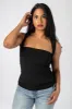 Square Neck Top with Ruching sold by Eclipse