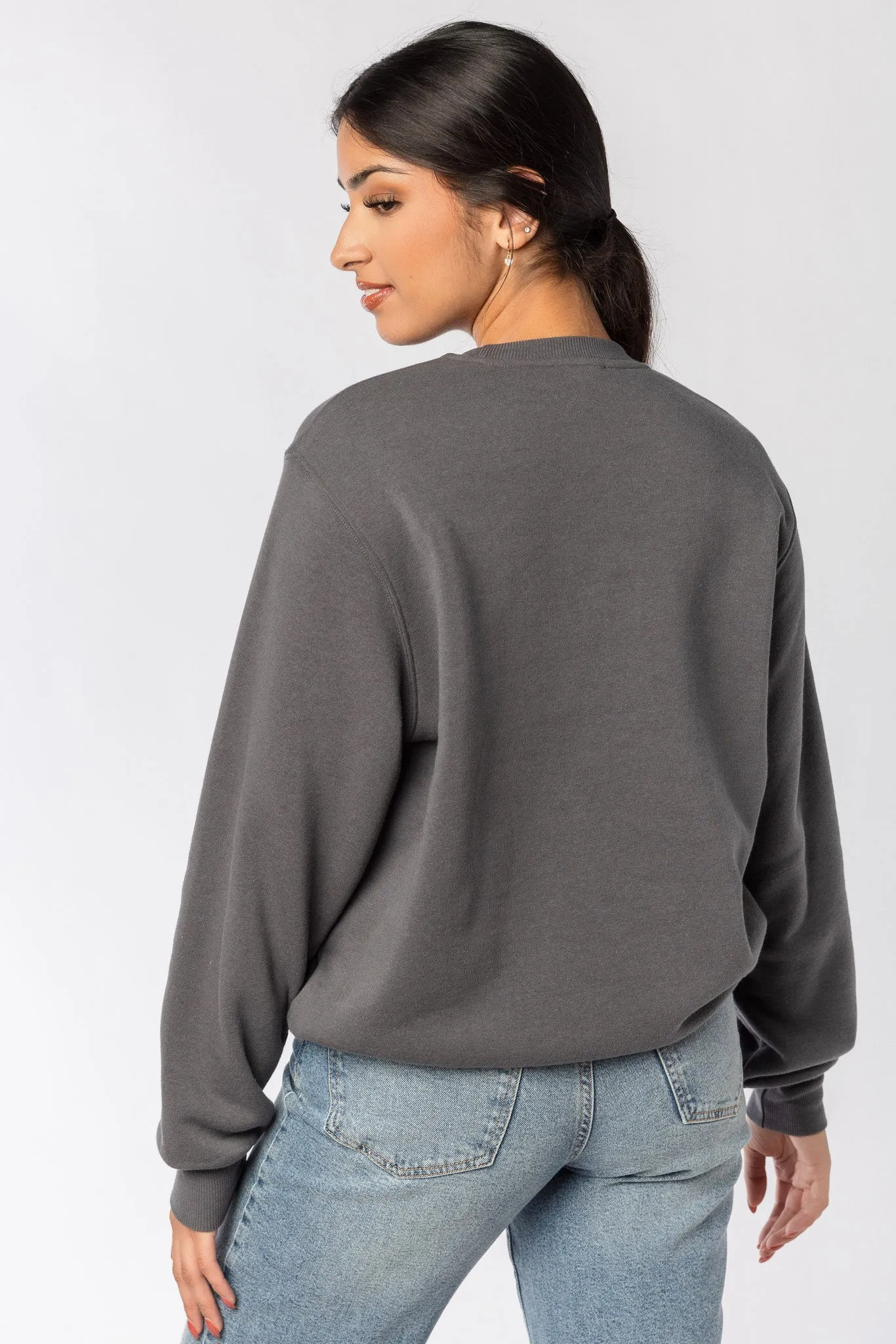 "Brooklyn New York" Fleece Crewneck Sweatshirt sold by Eclipse product image thumbnail 2