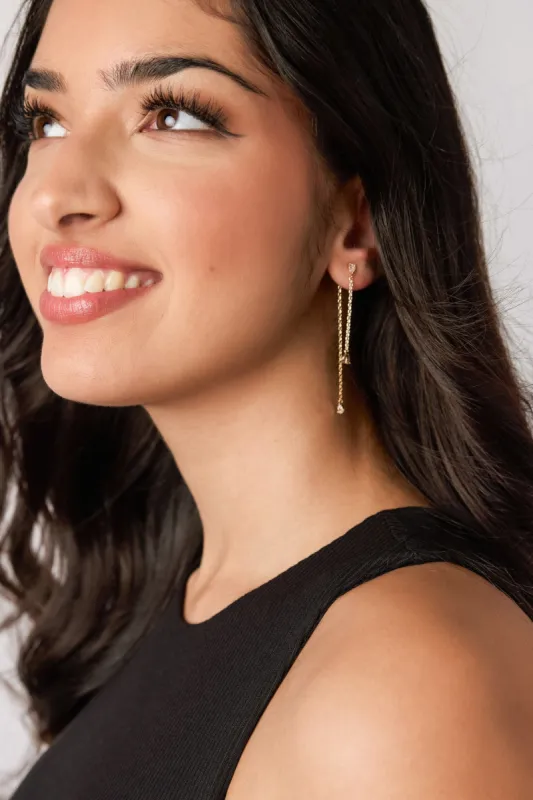 Radiant Linear Dangling Earrings sold by Eclipse