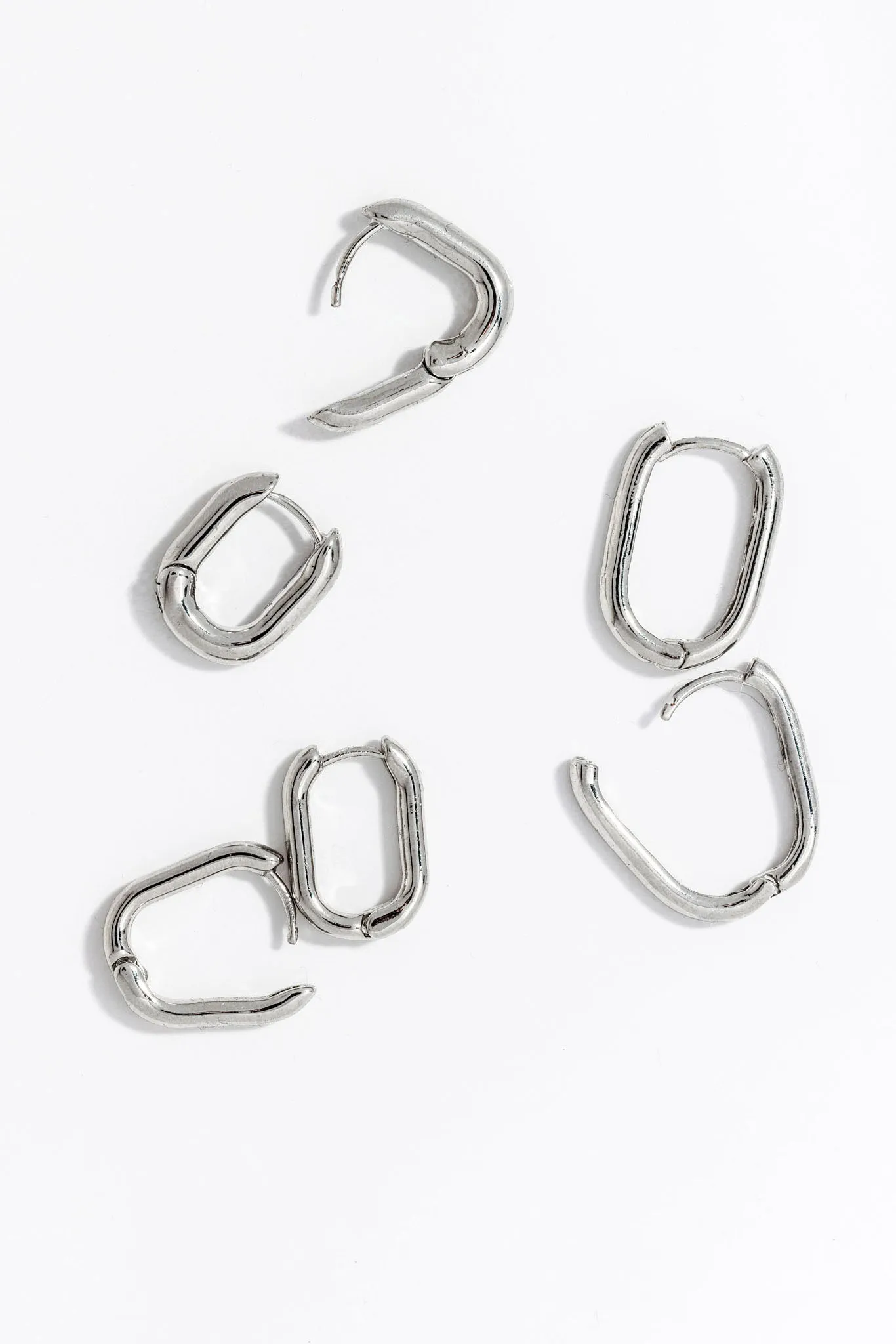 3-Pack Oval Hoop Earrings sold by Eclipse product image thumbnail 2