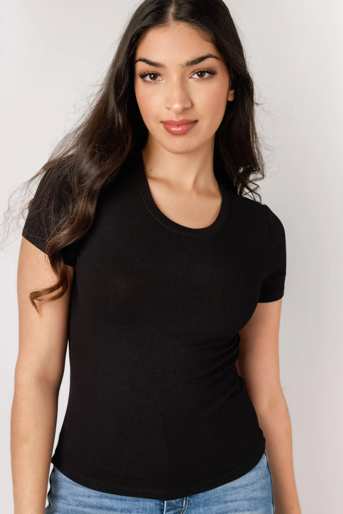 Ribbed Crewneck Tee sold by Eclipse