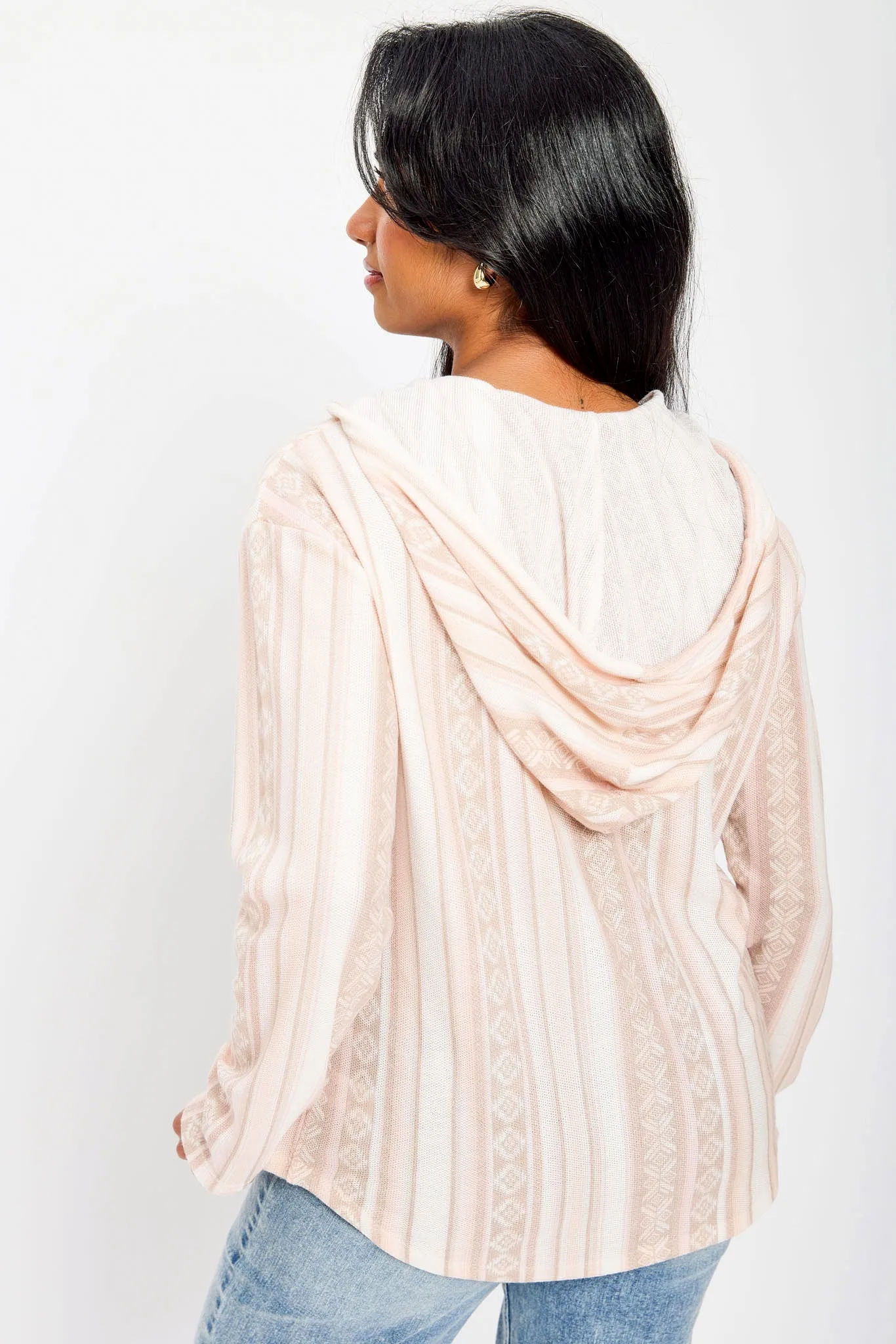 Wallflower Dakota Hacci Striped Hoodie sold by Eclipse product image thumbnail 2