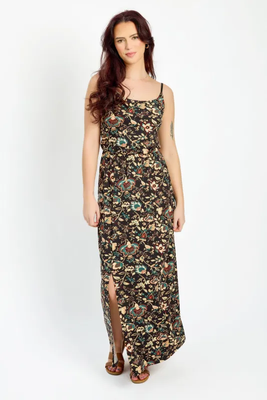 Boho Floral Sleeveless Maxi Dress sold by Eclipse