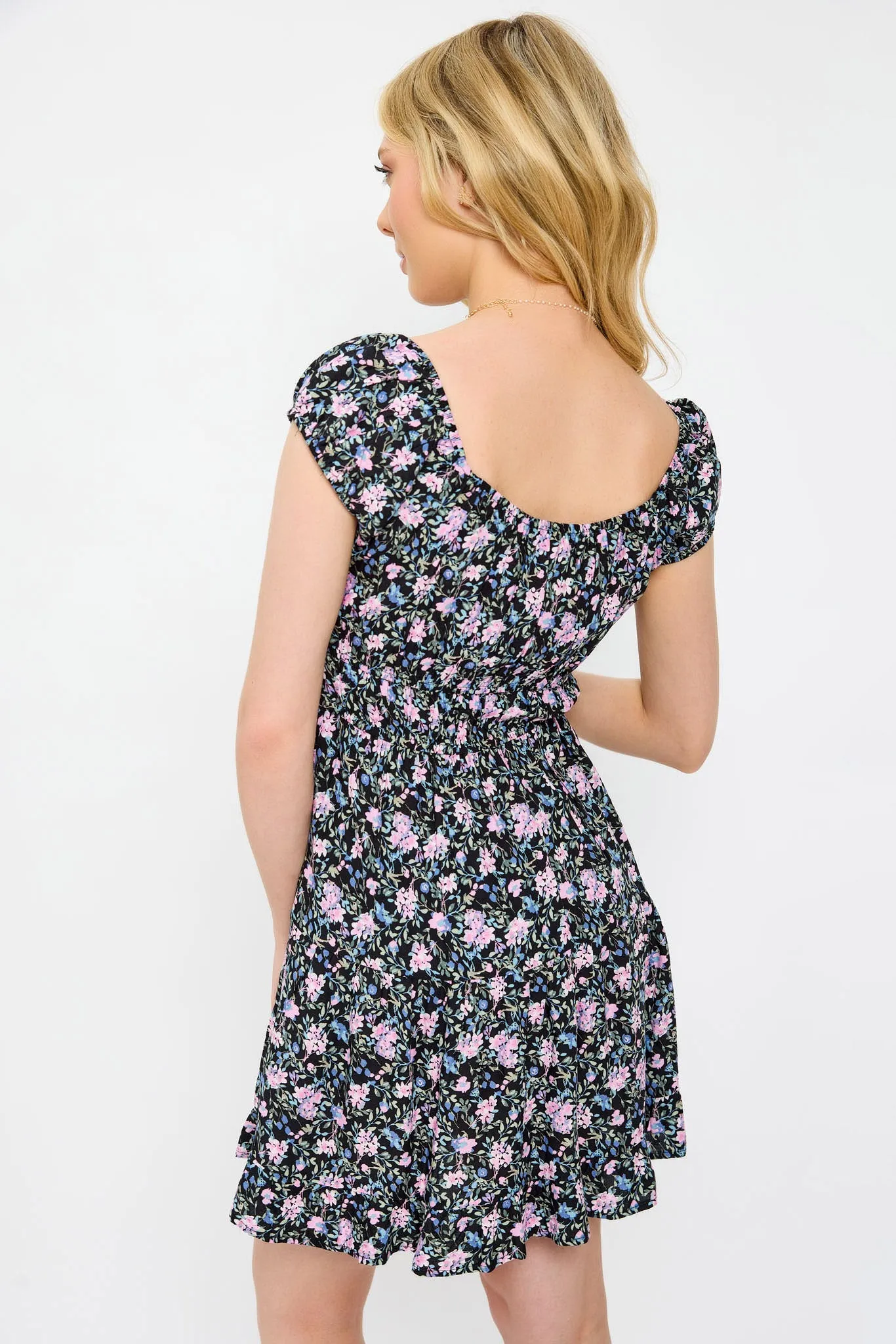 Wallflower Nikki Watercolour Floral Everyday Prairie Dress sold by Eclipse product image thumbnail 2