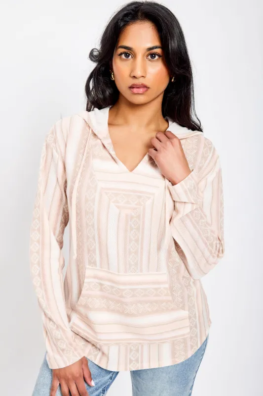 WallFlower Dakota Striped Hoodie sold by Eclipse