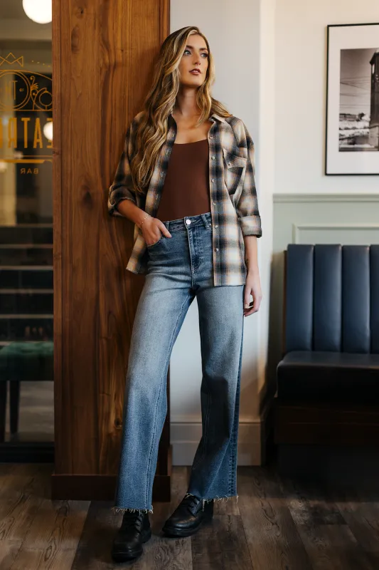 YMI Mid Wash High-Rise Straight-Leg Jean sold by Eclipse