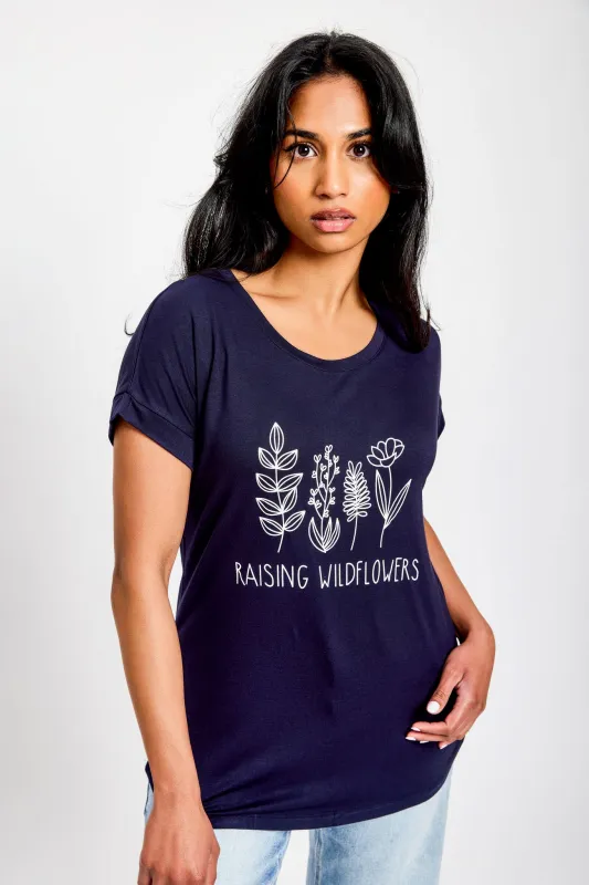Short-Sleeve "Raising Wildflowers" Graphic Tee sold by Eclipse