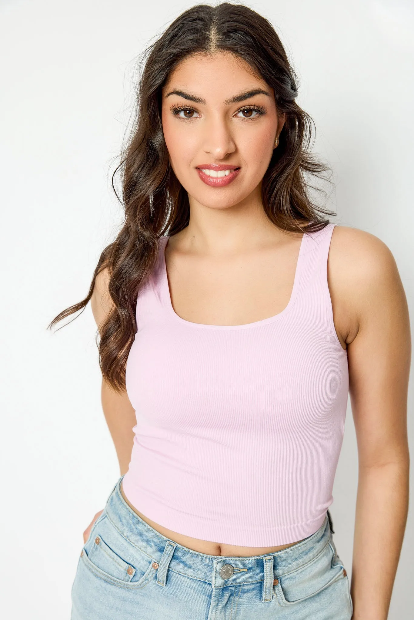 Seamless Square Neck Tank with Padded Cups sold by Eclipse product image thumbnail 5