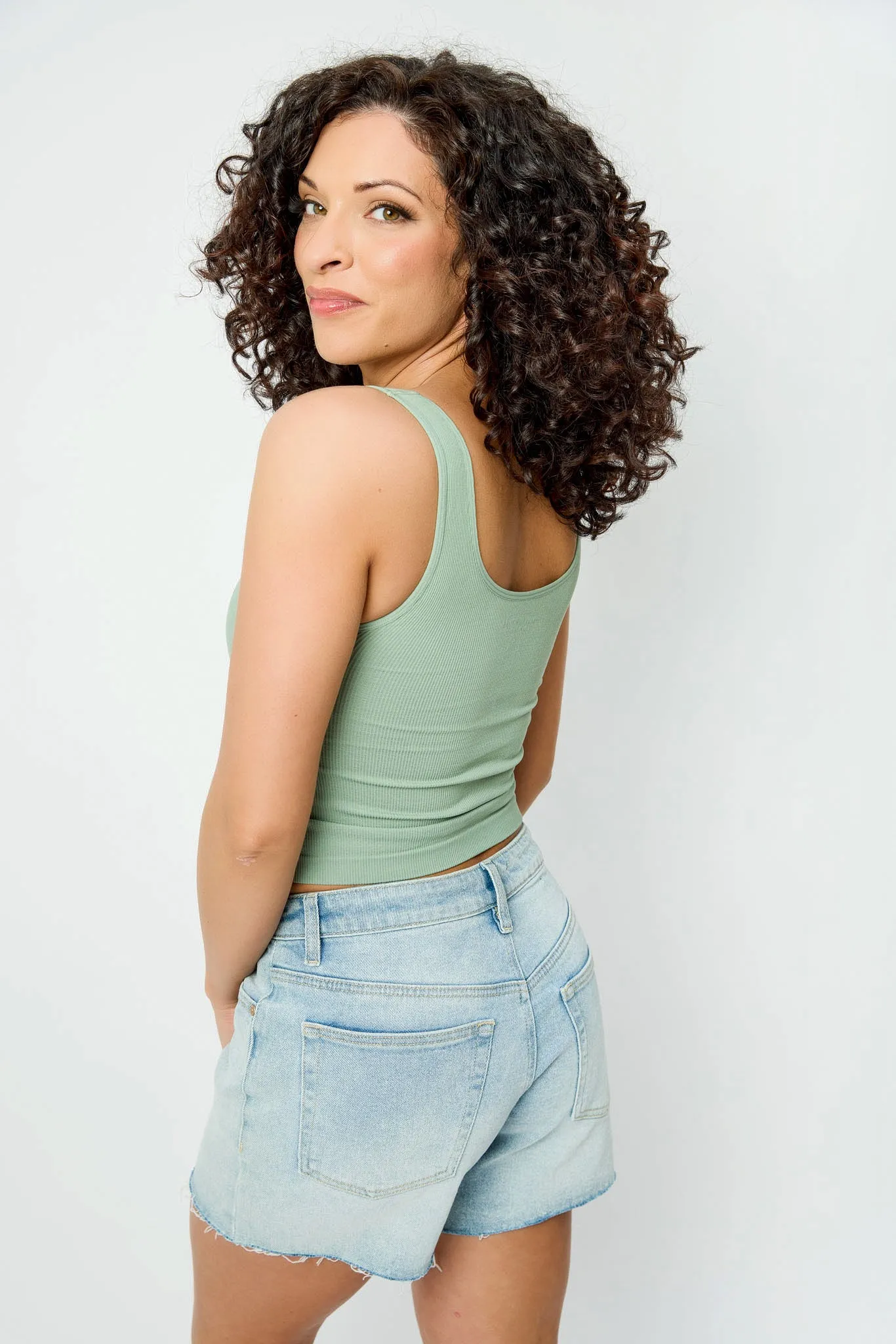 Seamless Square Neck Tank with Padded Cups sold by Eclipse product image thumbnail 4