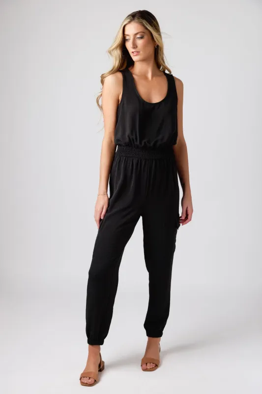 Airflow Knit Sleeveless Jumpsuit sold by Eclipse