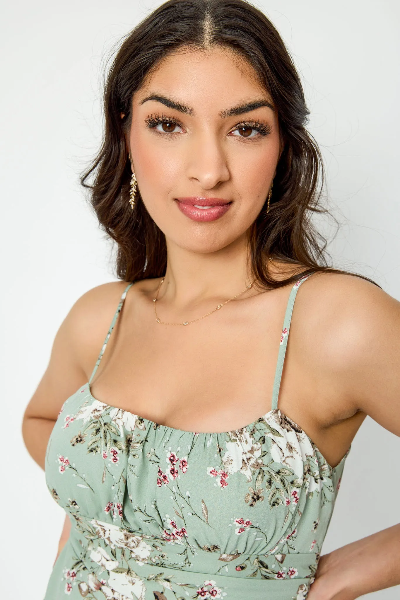 Floral Tie-Back Midi Dress sold by Eclipse product image thumbnail 3