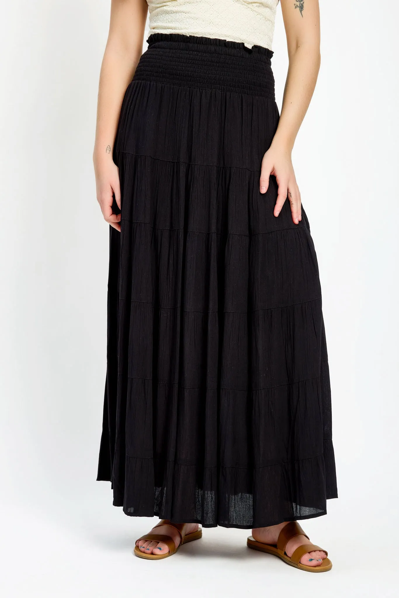 Tiered Maxi Skirt sold by Eclipse product image thumbnail 3