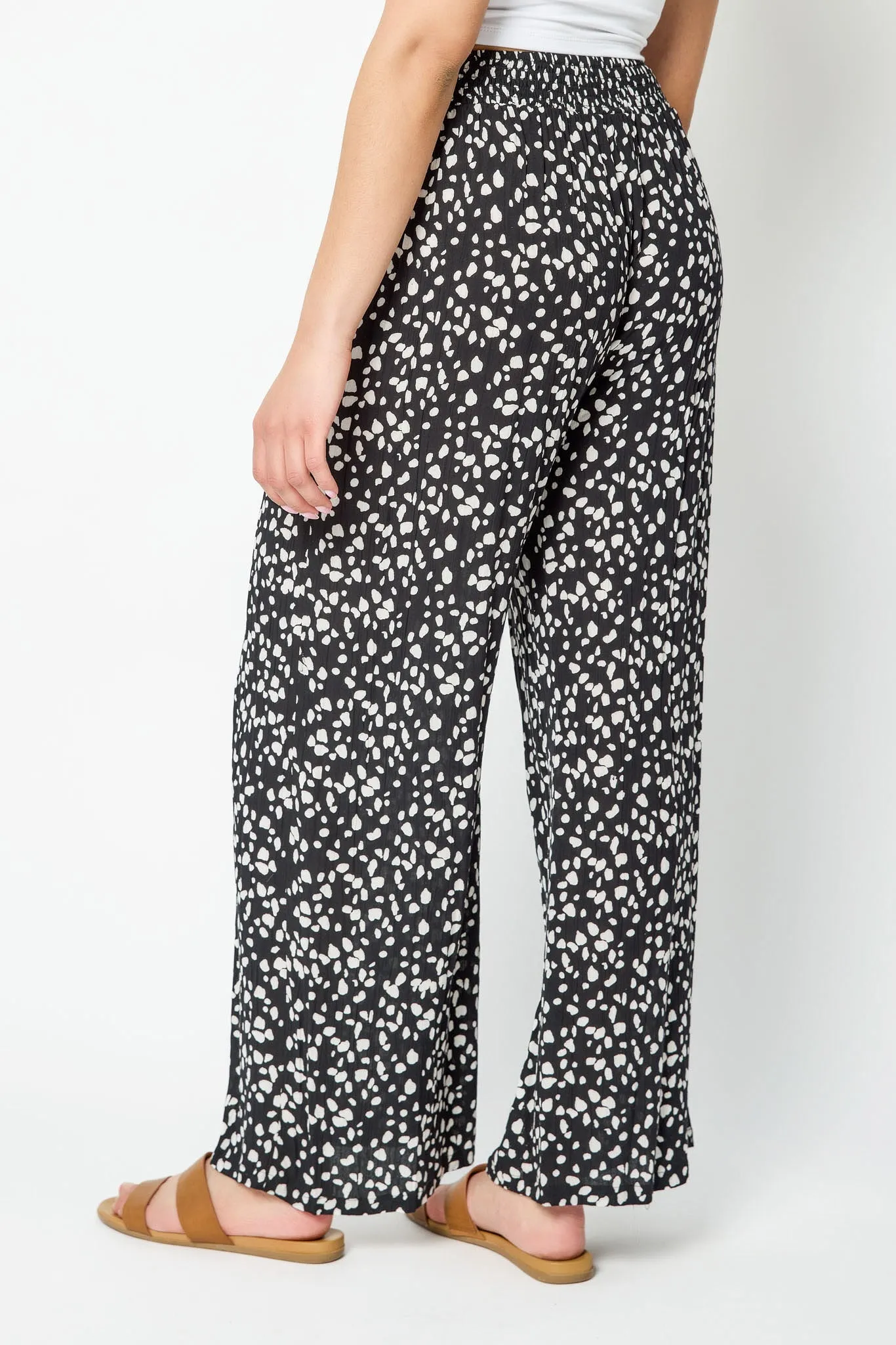 Tie-Belt Polka Dot Palazzo Pant sold by Eclipse product image thumbnail 2