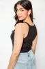 Ribbed High Neck Tank Top sold by Eclipse