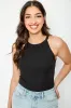 Ribbed High Neck Tank Top sold by Eclipse