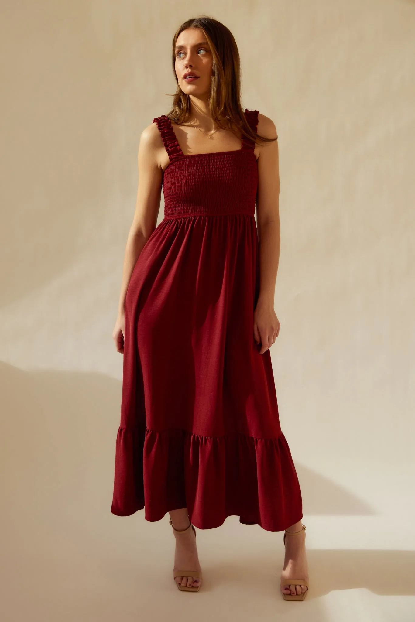 Airflow Maxi Dress with Smocked Top sold by Eclipse