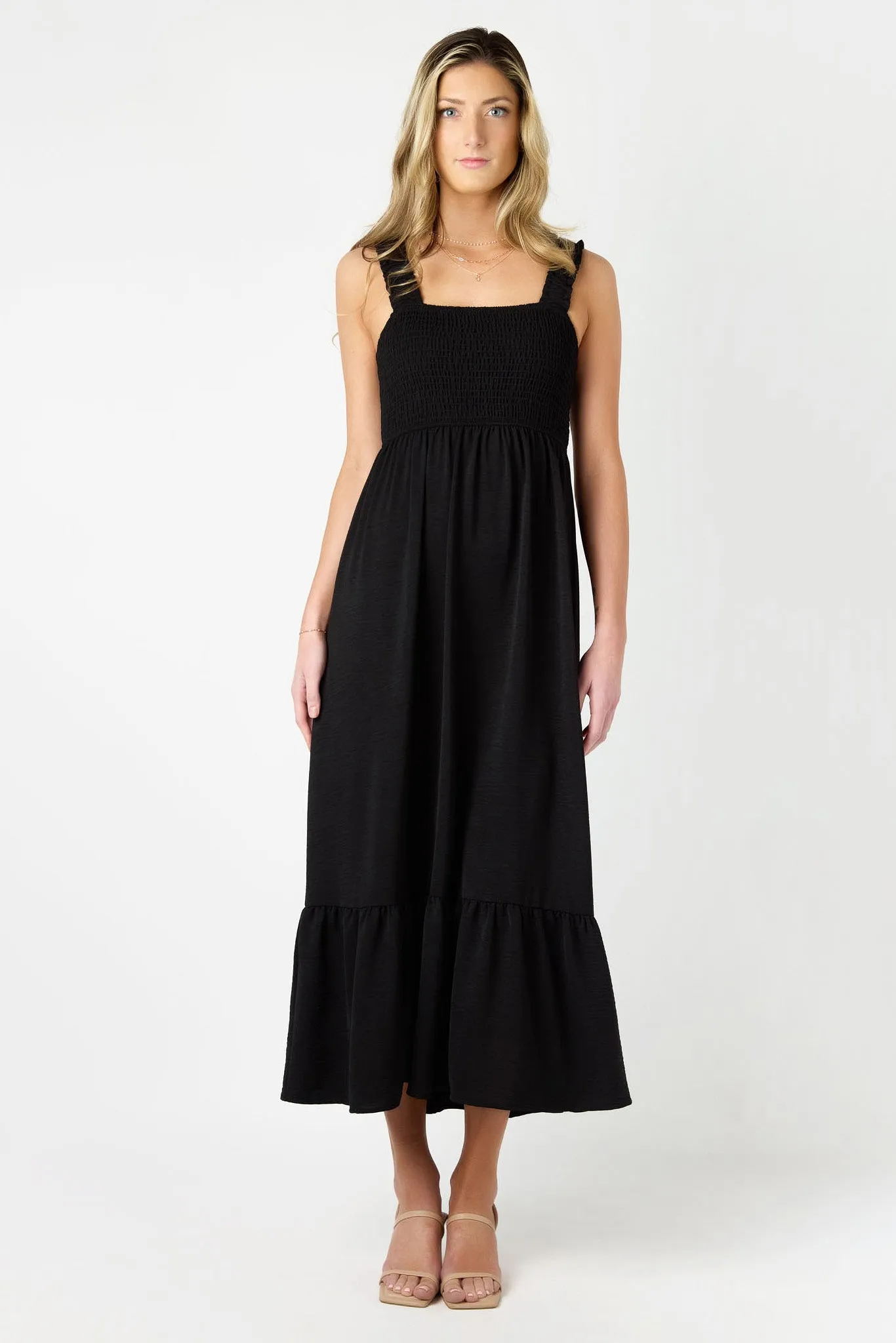 Airflow Maxi Dress with Smocked Top sold by Eclipse product image thumbnail 4