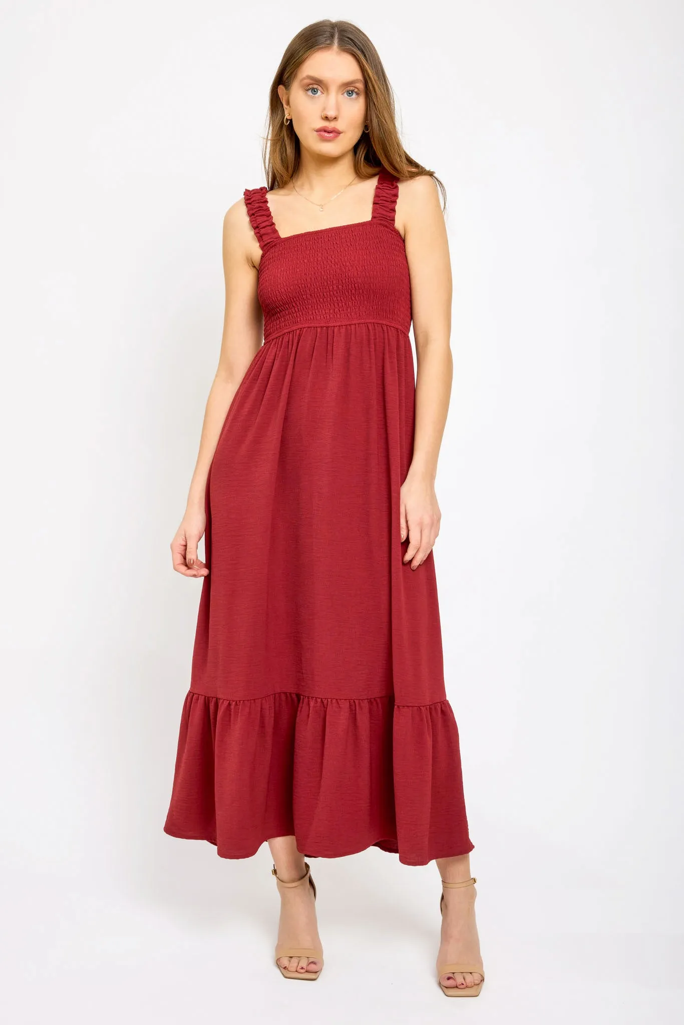 Airflow Maxi Dress with Smocked Top sold by Eclipse product image thumbnail 3