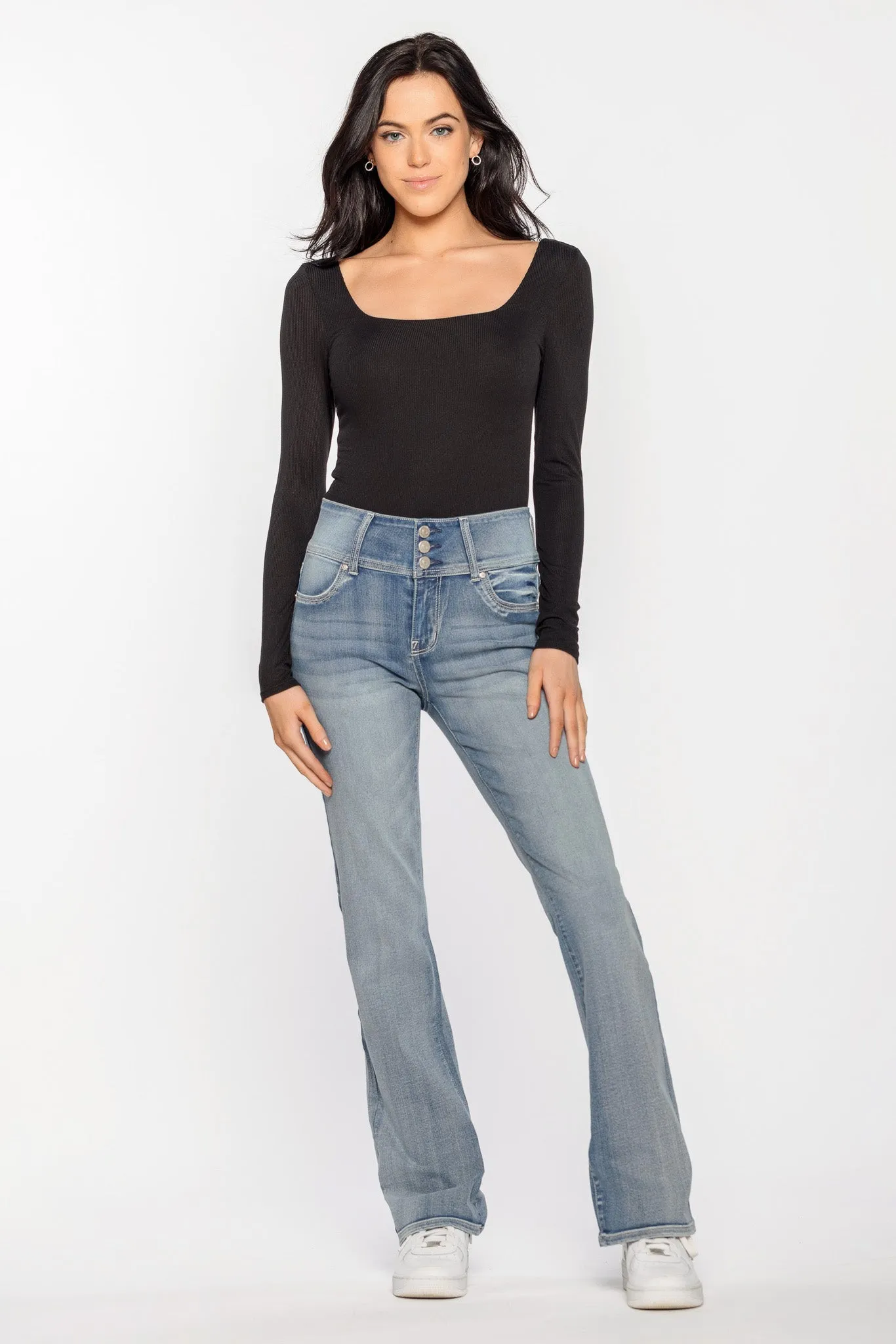 WallFlower Mel Wash Sassy High-Rise Bootcut Jean sold by Eclipse product image thumbnail 3