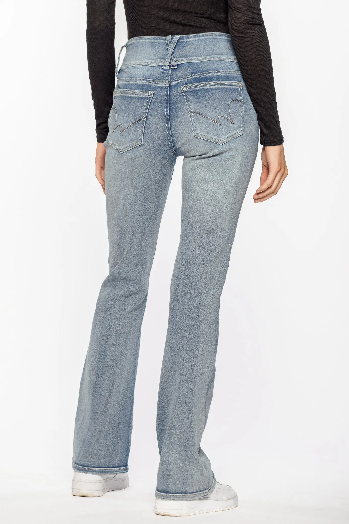 WallFlower Mel Wash Sassy High-Rise Bootcut Jean sold by Eclipse product image thumbnail 2