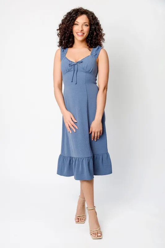 Airflow Peasant Midi Dress sold by Eclipse