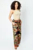 Tie-Belt Floral Palazzo Pant sold by Eclipse
