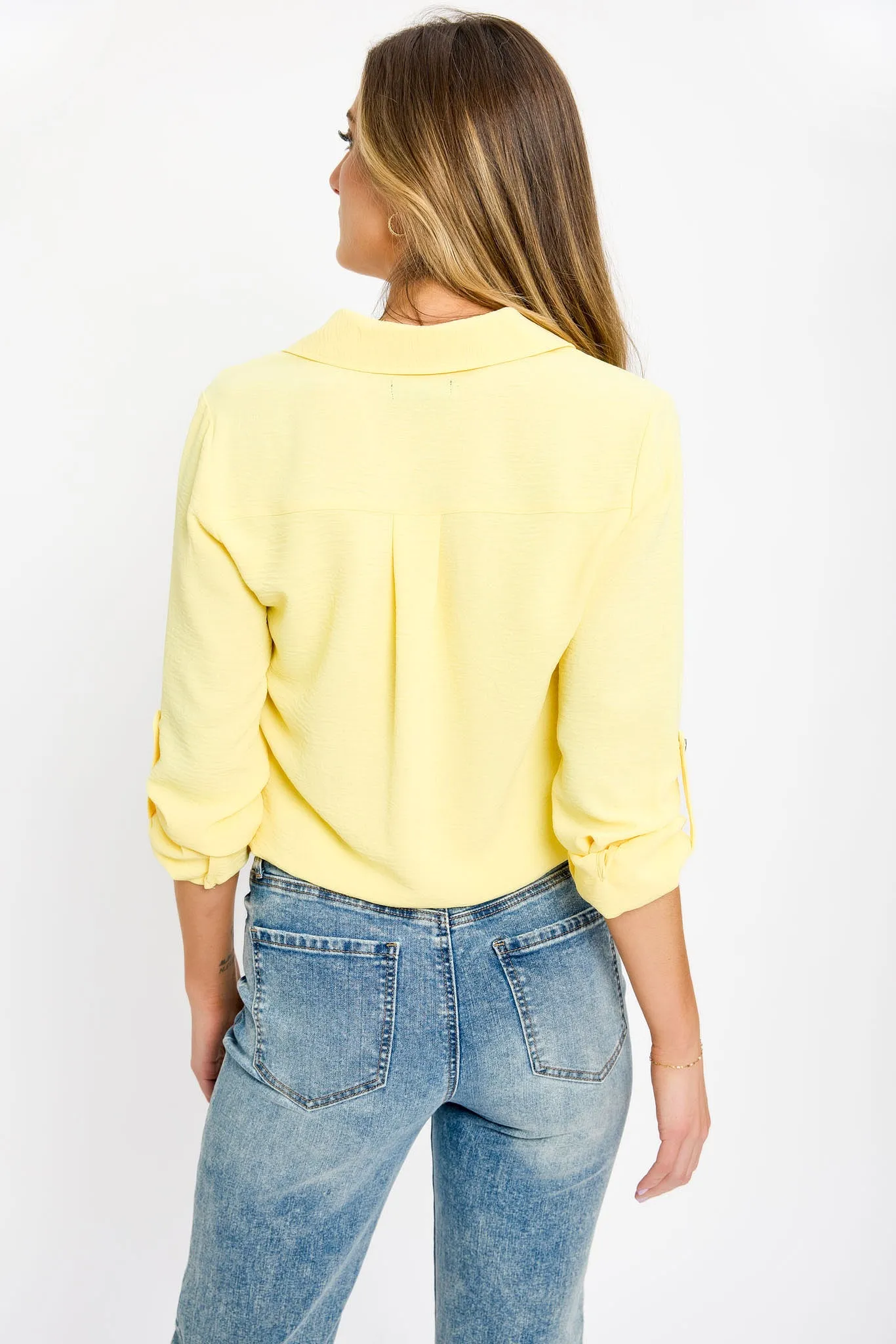 Airflow Tie-Front Shirt with Roll-Up Sleeves sold by Eclipse product image thumbnail 4