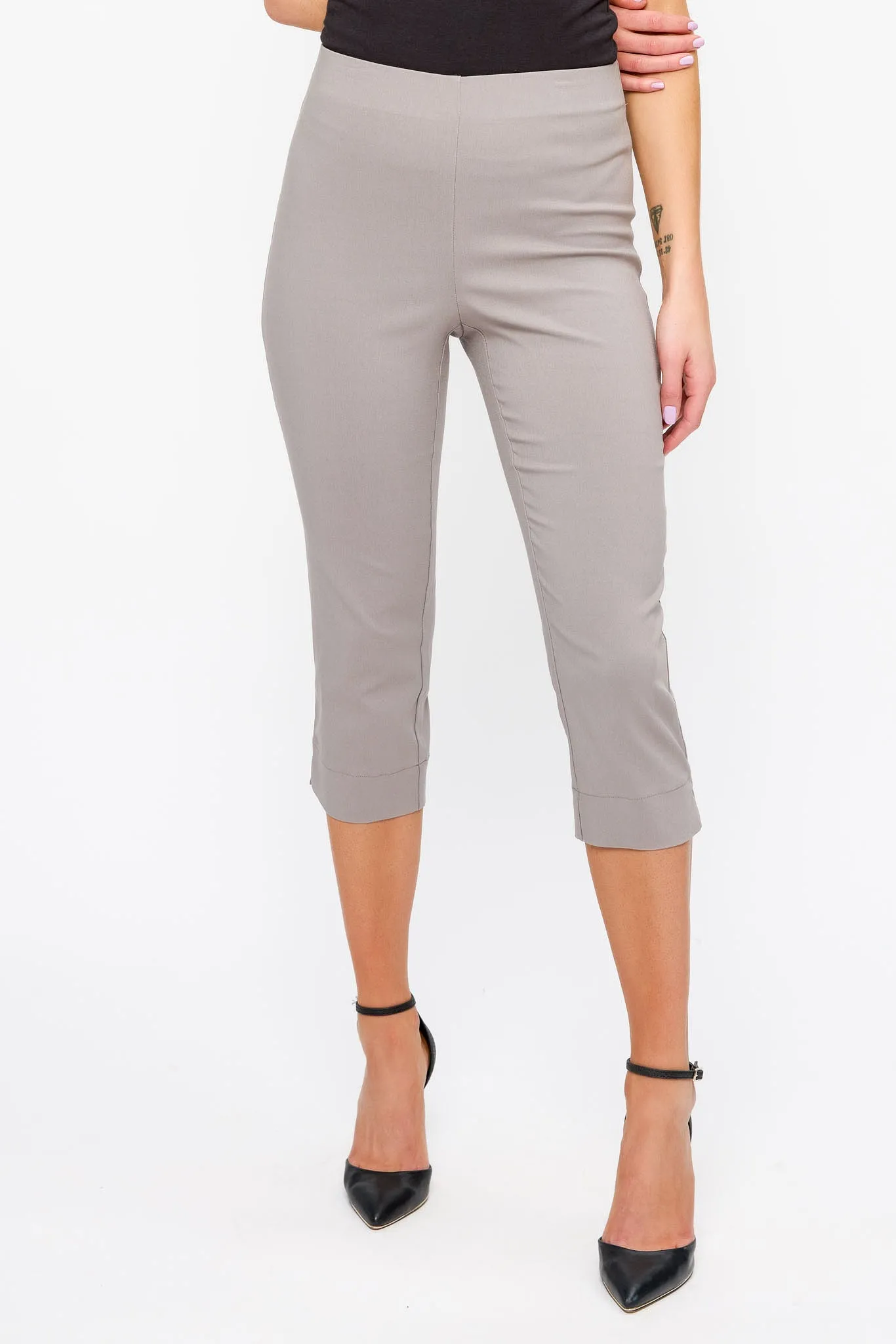 Pull-On High-Rise Capri Pant sold by Eclipse product image thumbnail 5