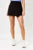 Stretch Crepe Faux-Wrap Skort sold by Eclipse