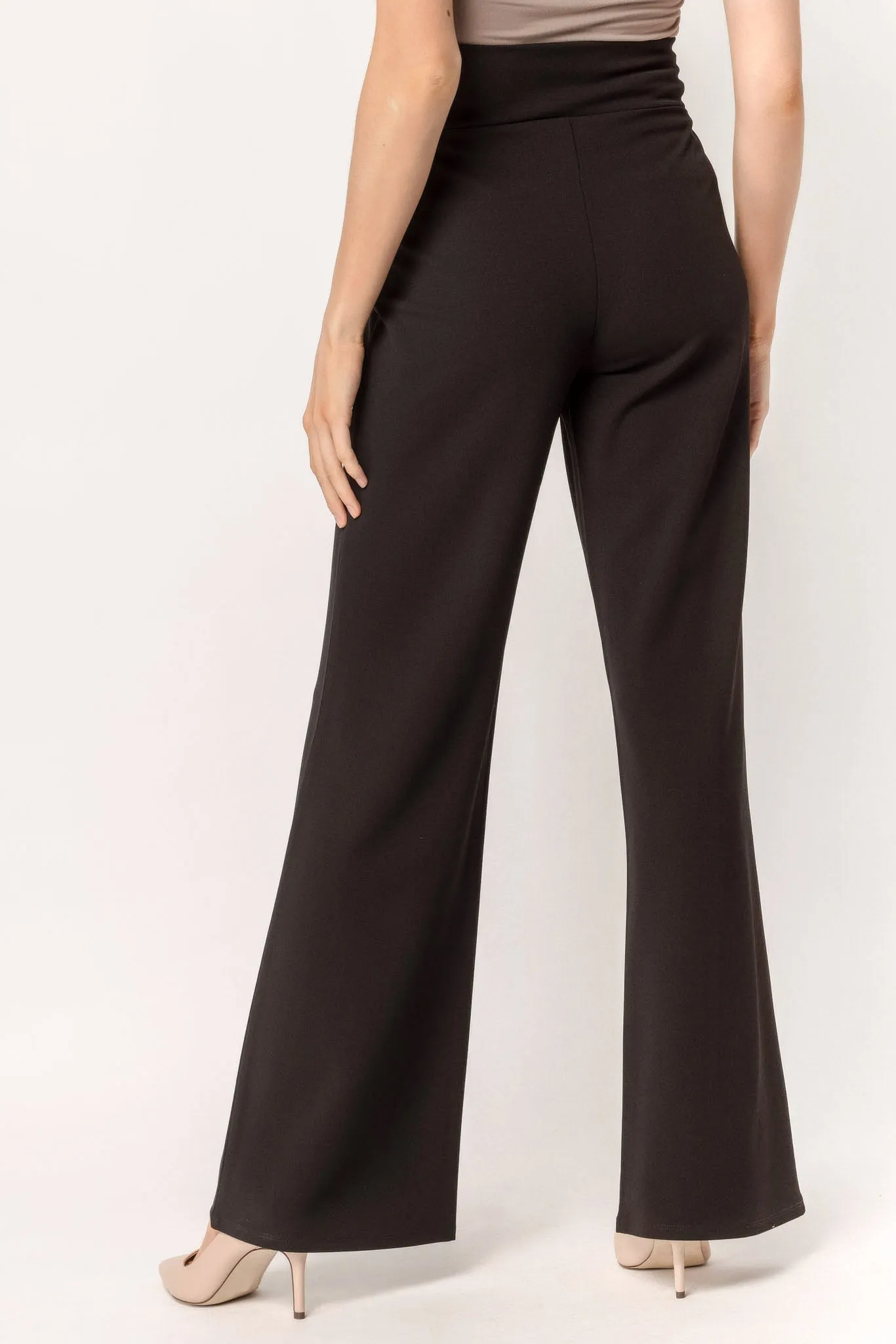 Stretch Crepe Pant with Tie-Belt sold by Eclipse product image thumbnail 2